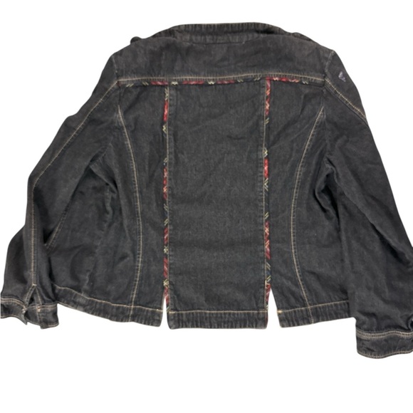 Dressbarn Jean and Plaid Jacket - Picture 10 of 13